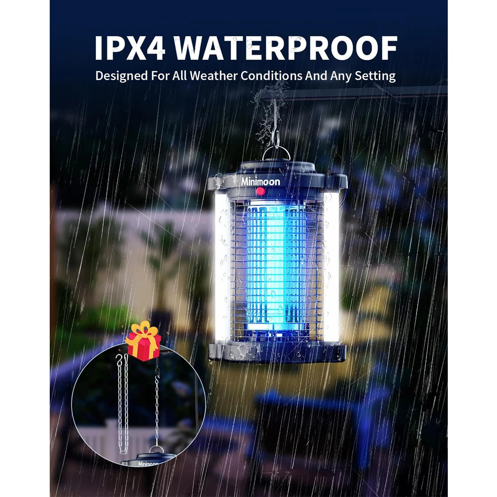 Outdoor Mosquito Zapper with Dual LED Light