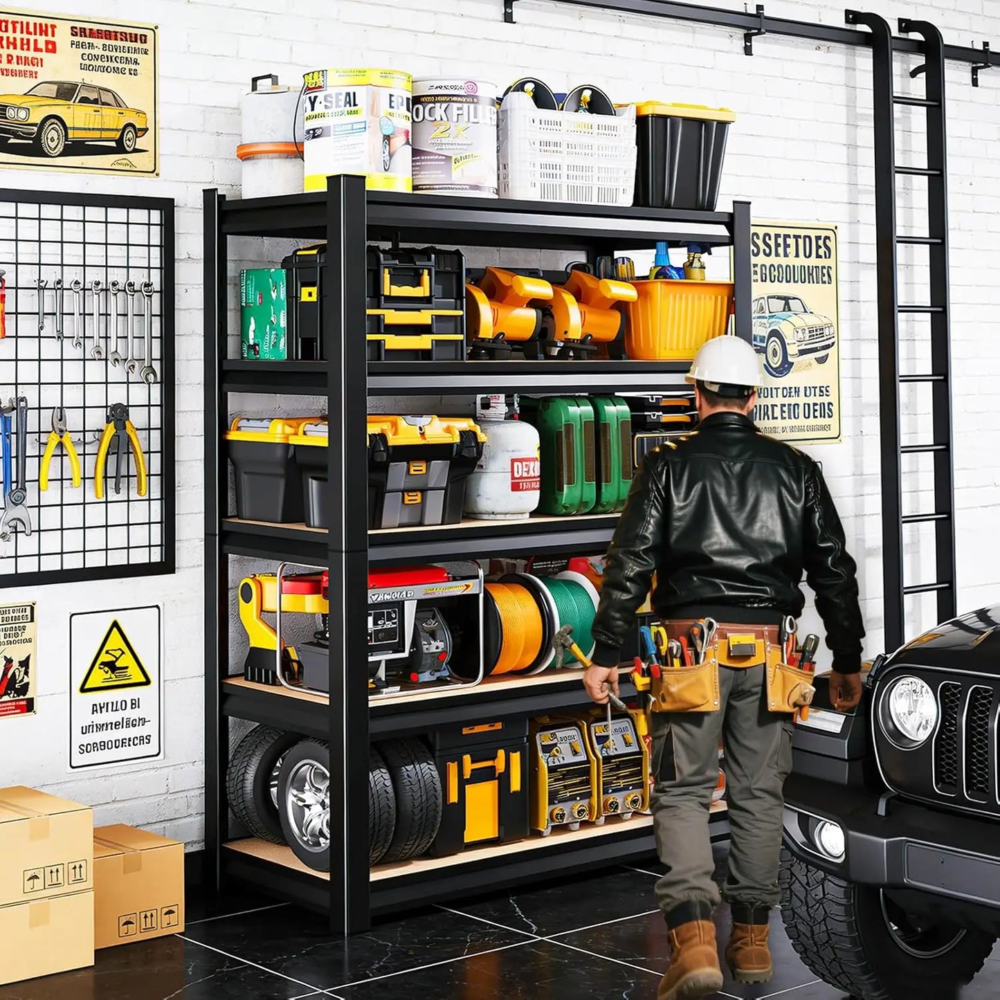 2000LBS Garage Shelving