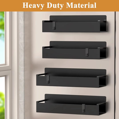 4 Pack Magnetic Spice Rack Organizer