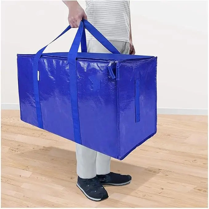 6 Pack Moving Bags Heavy Duty with Zippers & Carrying Handles