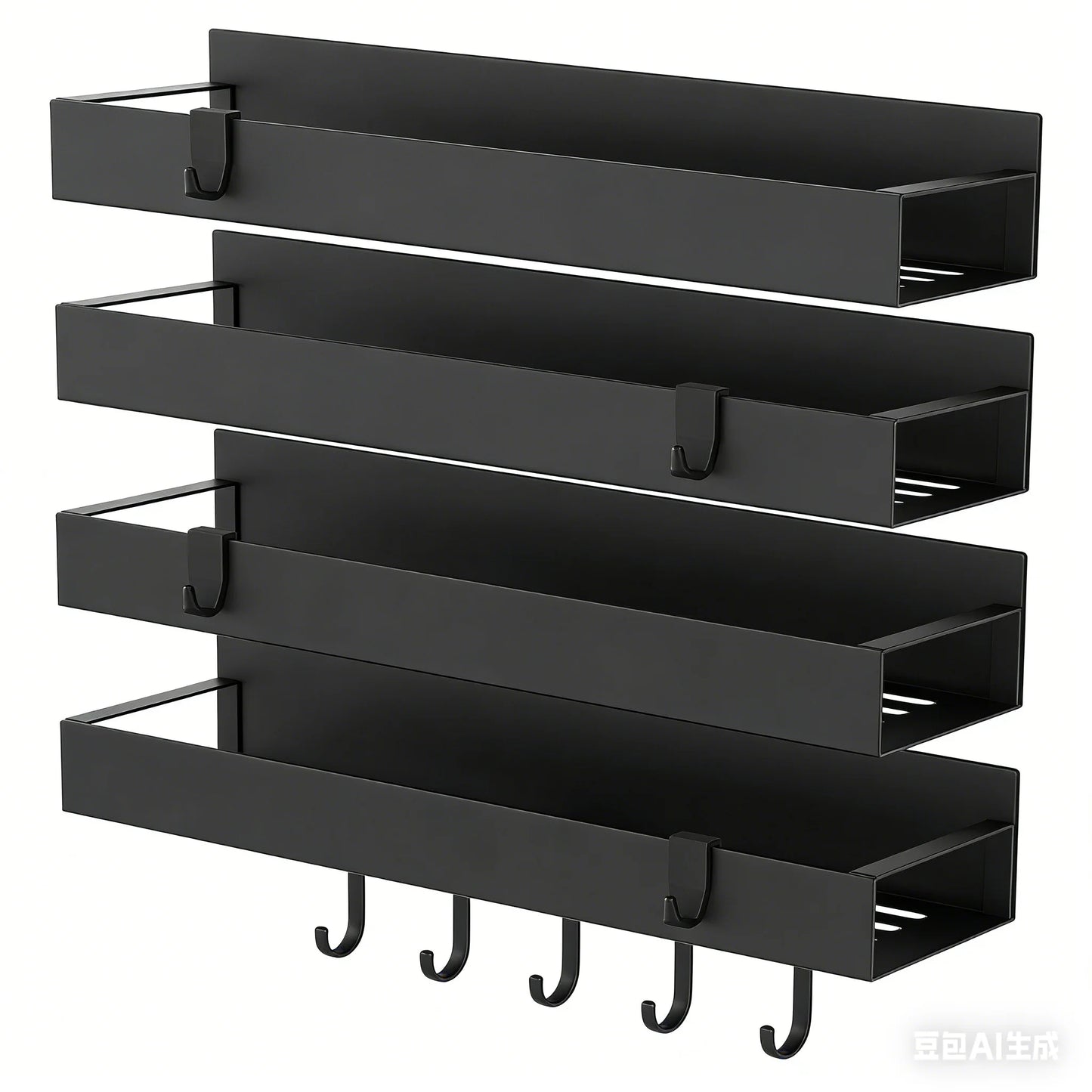 4 Pack Magnetic Spice Rack Organizer
