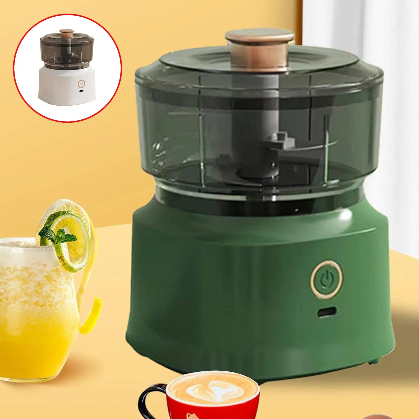 Mini Electric Food Processor USB Charging