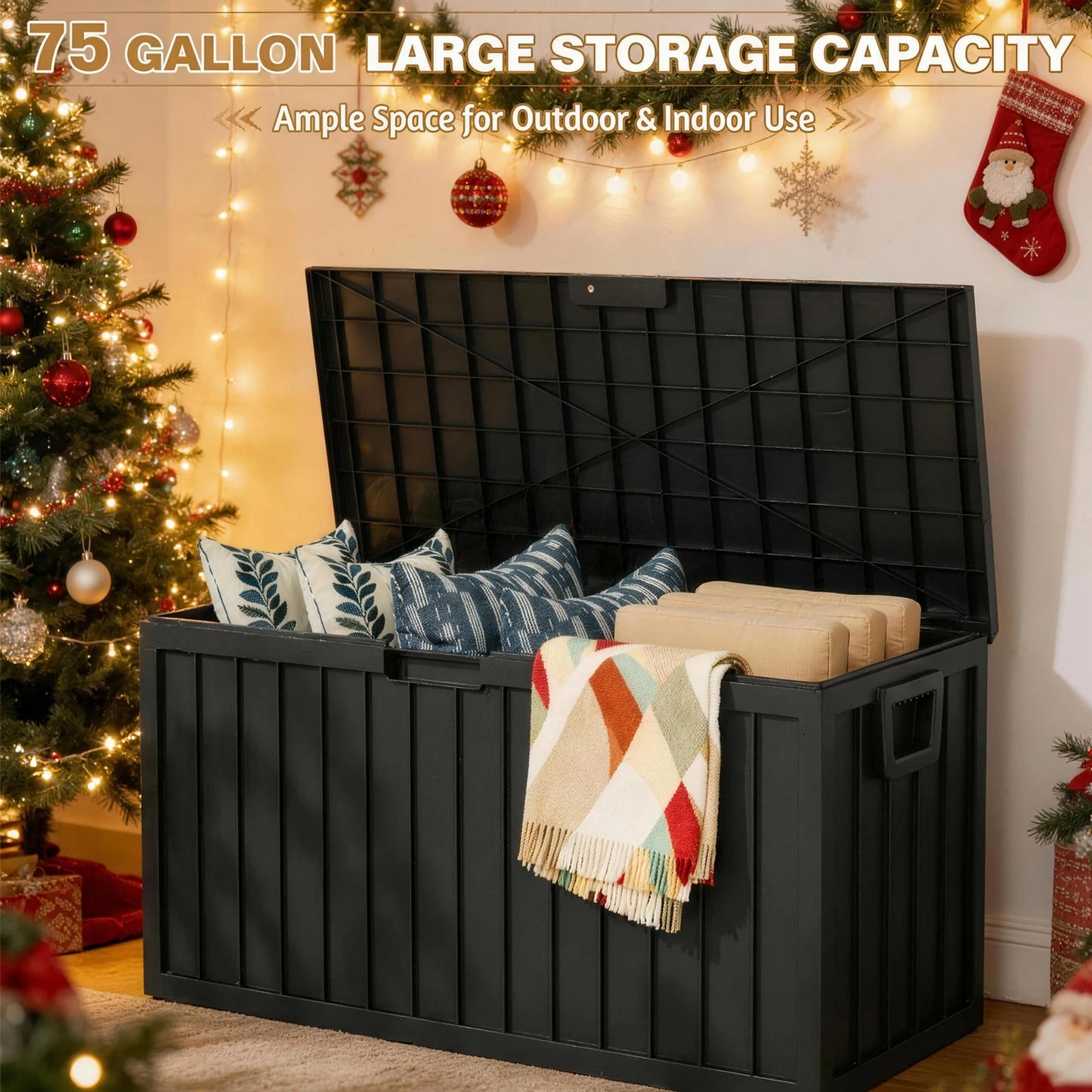 Outdoor Storage and Waterproof Deck Box