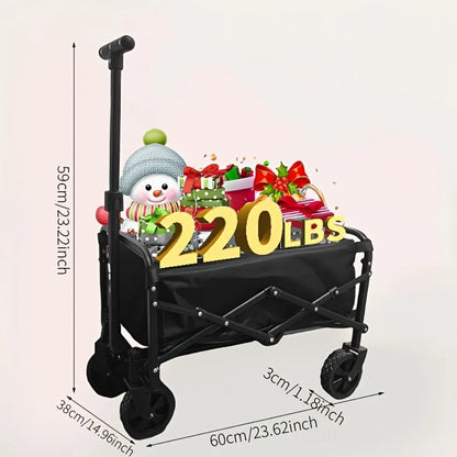 Heavy-Duty All-Terrain Folding Cart -