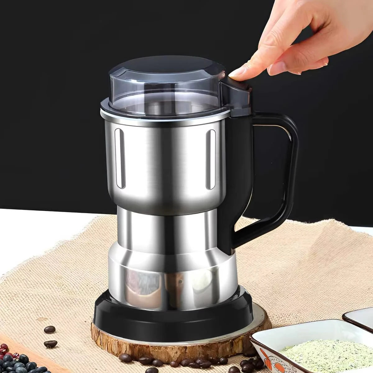 Electric Coffee Bean Grinding Tool Stainless Steel