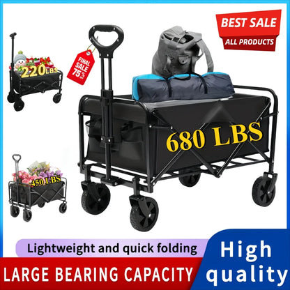 Heavy-Duty All-Terrain Folding Cart -