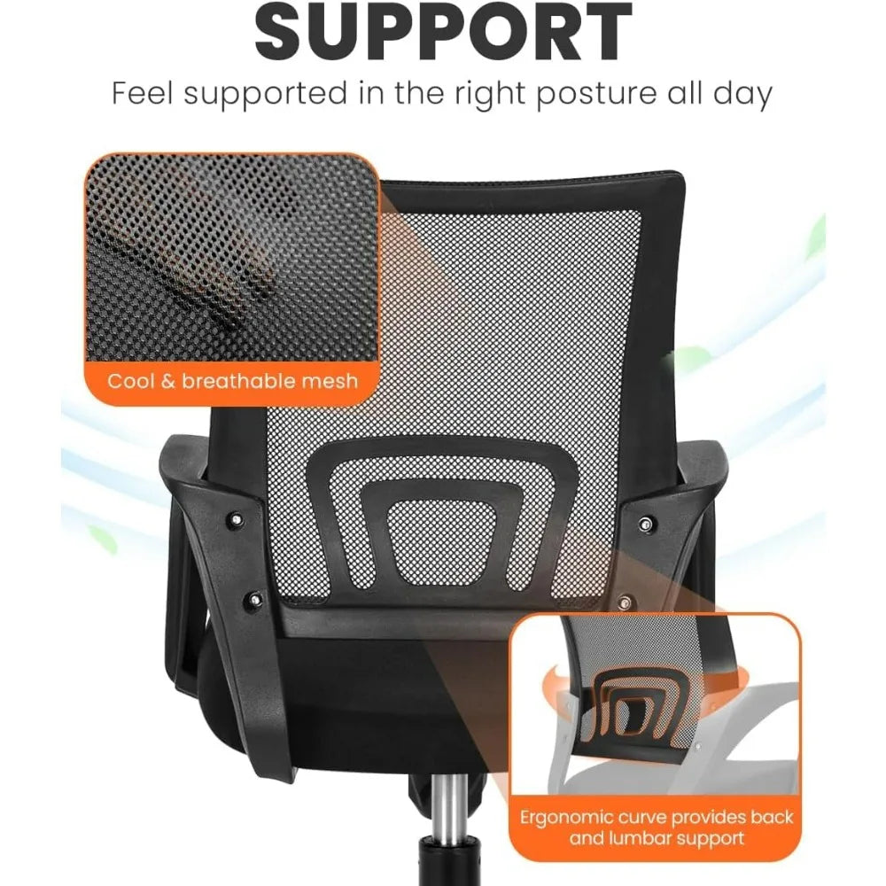 Black Mesh Gaming Office Chair
