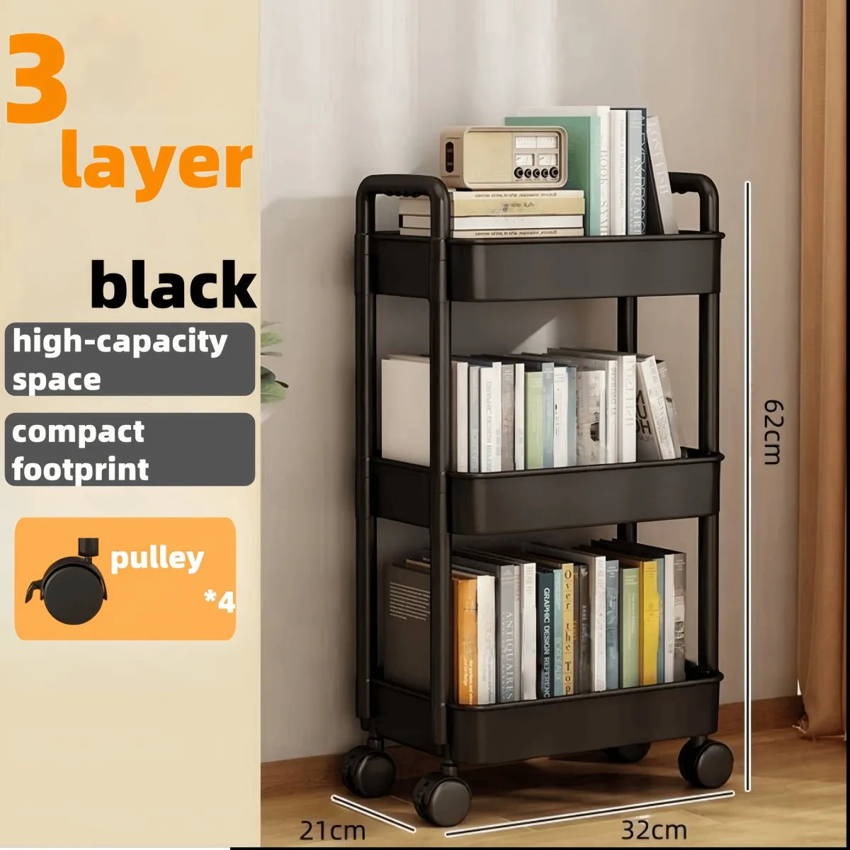 Heavy Duty Rolling Storage Cart