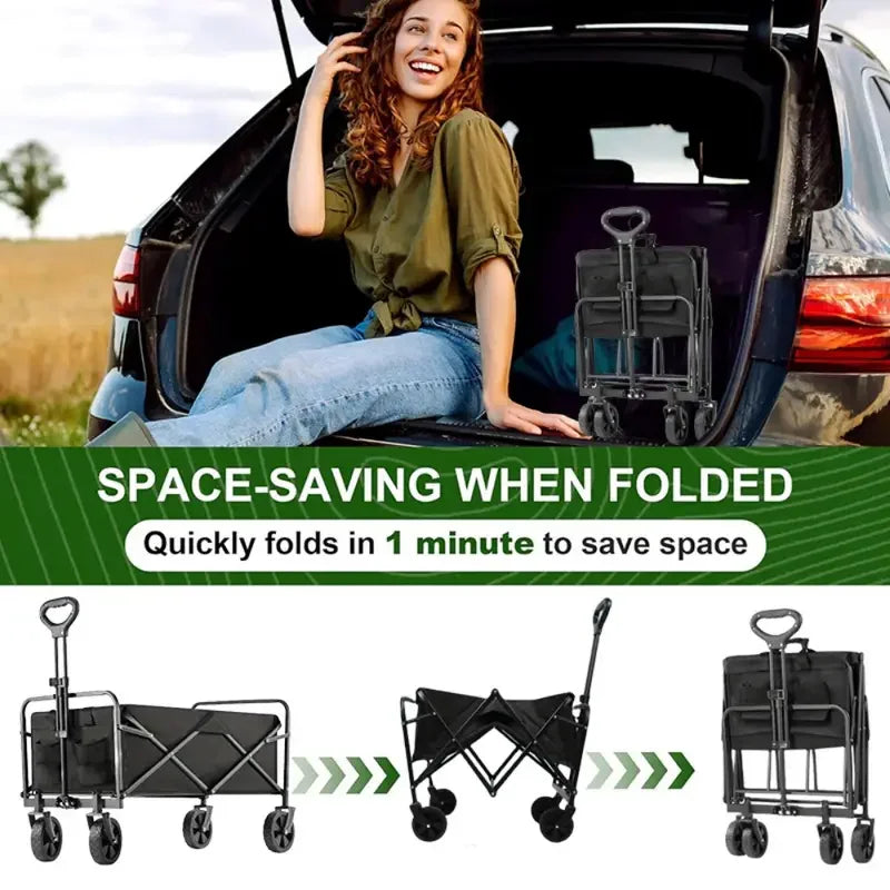 Heavy Duty Foldable Garden Wagon