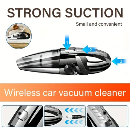 Portable wireless vacuum cleaner