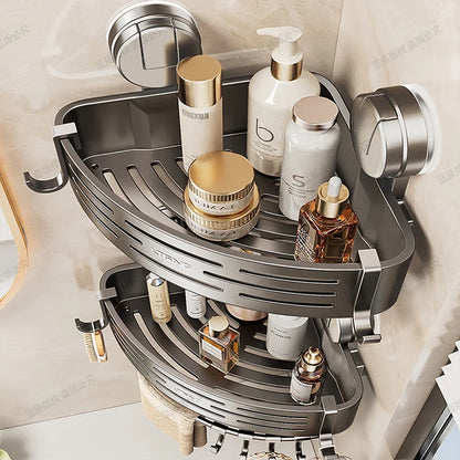 Shower Wall Storage Basket, Suction Mount