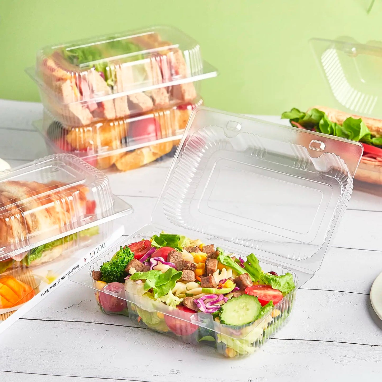 50 Pcs  Clear Plastic Boxes