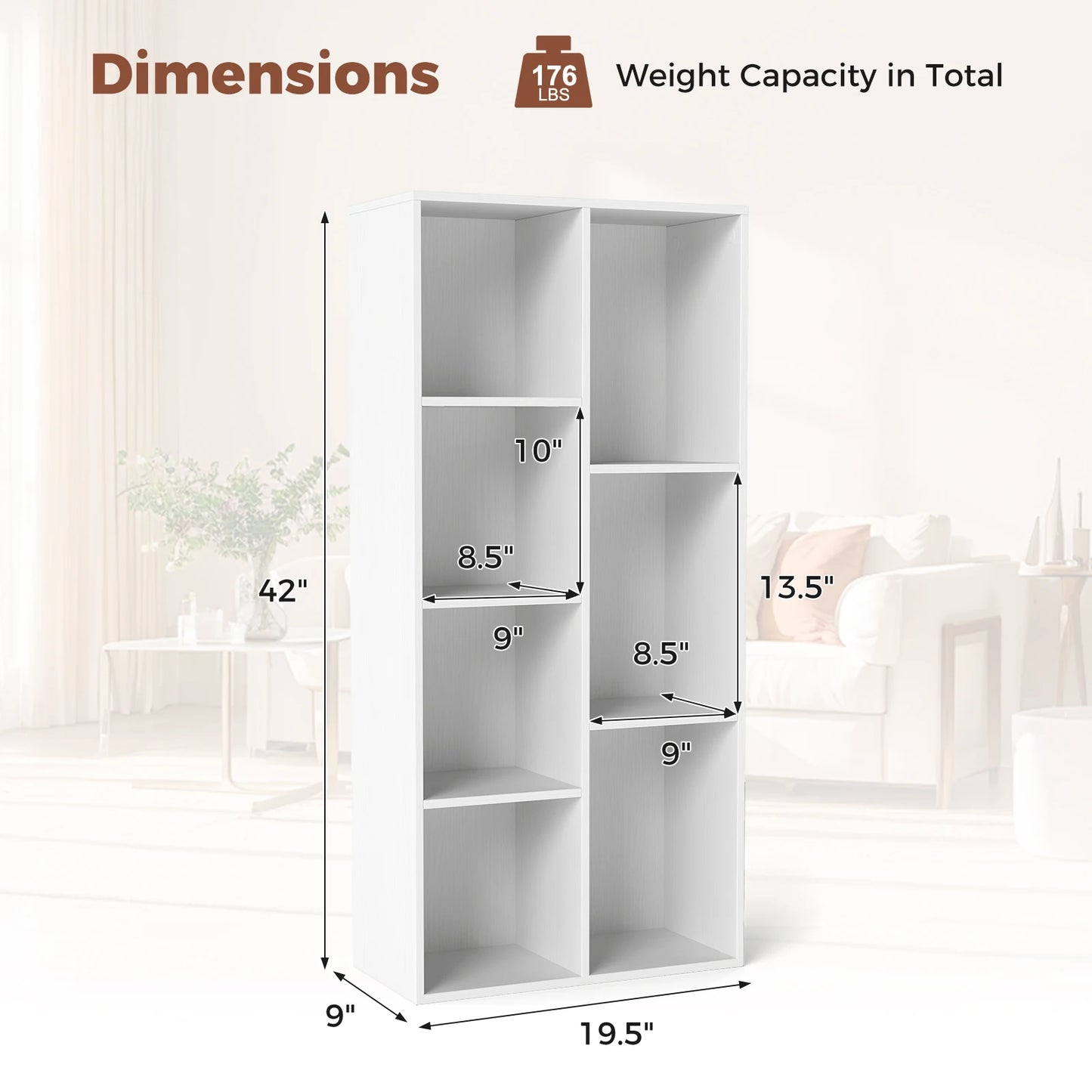 7-Cube Bookcase