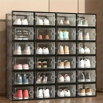 Large Stackable Plastic Shoe Storage