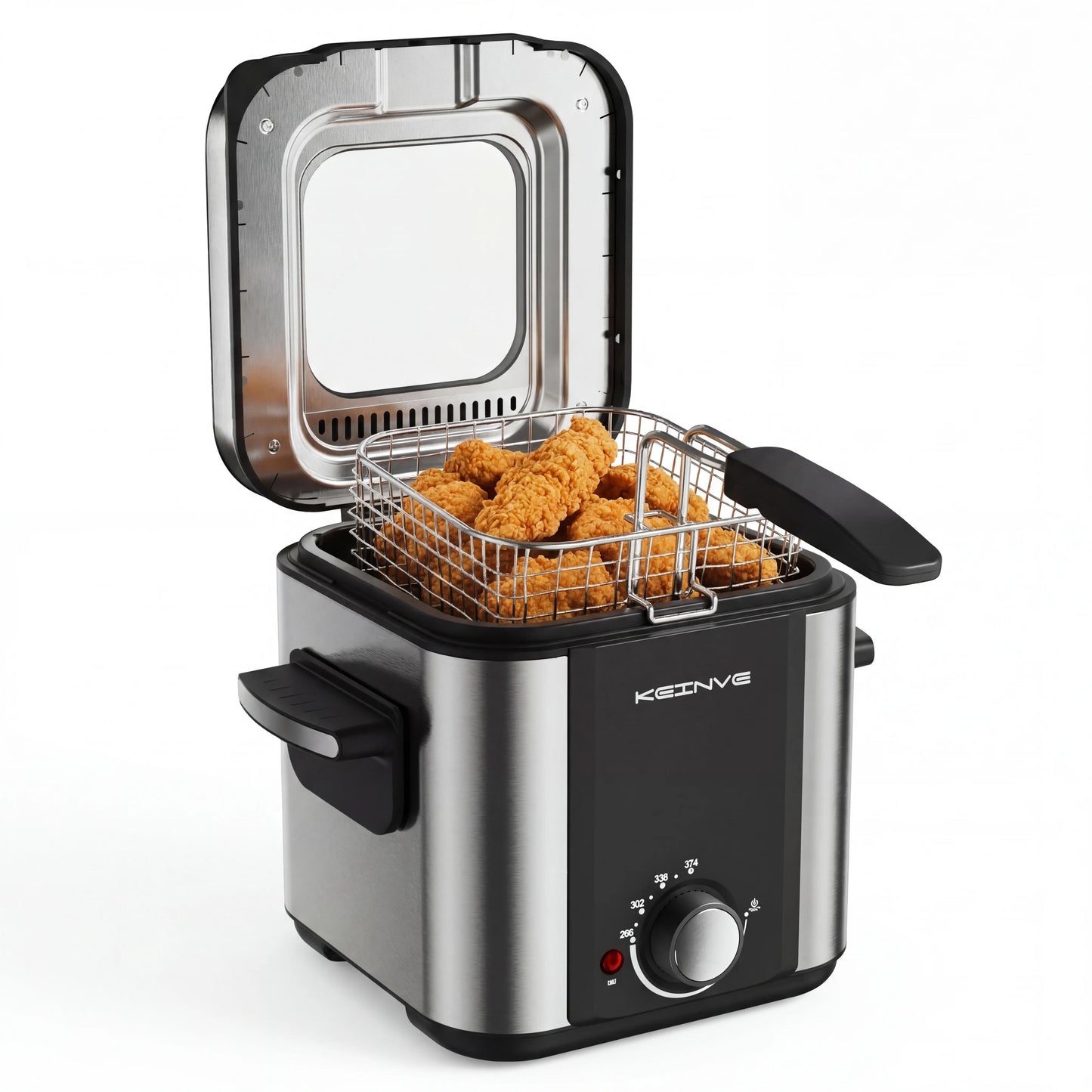 1.5L Electric Deep Fryer with Temp Control