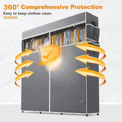 Clothes Rack with Cover