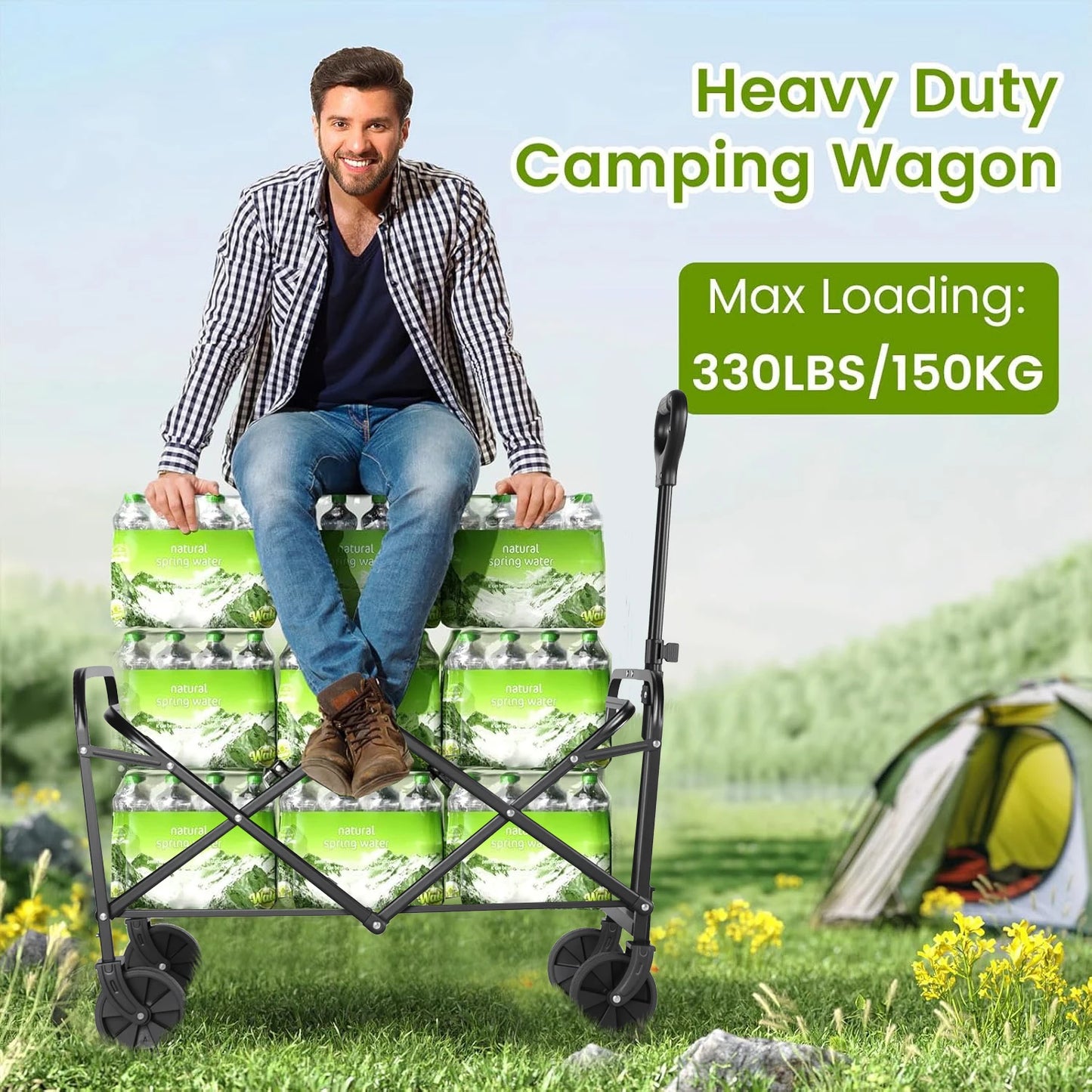 Portable Wagon for Groceries or Pets