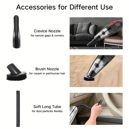 Portable wireless vacuum cleaner