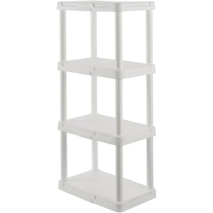 4-Tier Plastic Storage Shelving