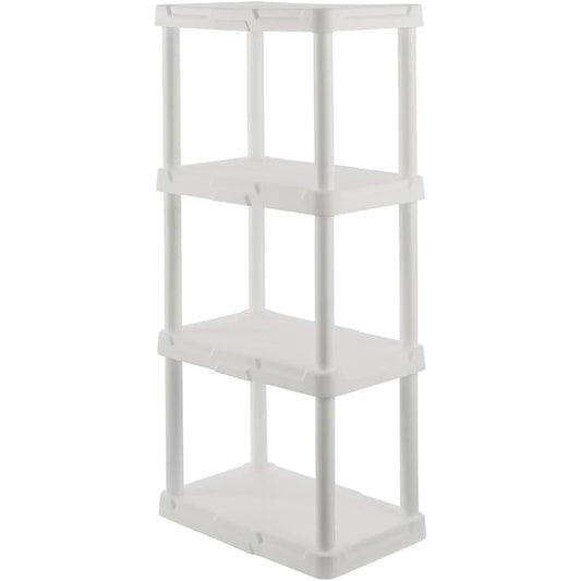 4-Tier Plastic Storage Shelving