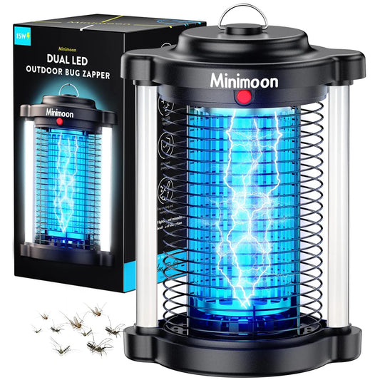 Outdoor Mosquito Zapper with Dual LED Light