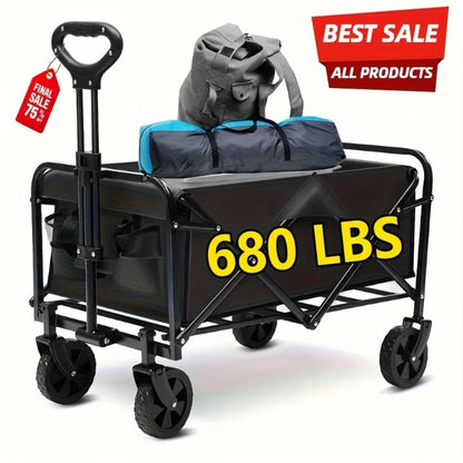Heavy-Duty All-Terrain Folding Cart -