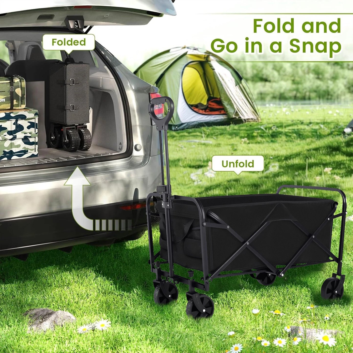Portable Wagon for Groceries or Pets