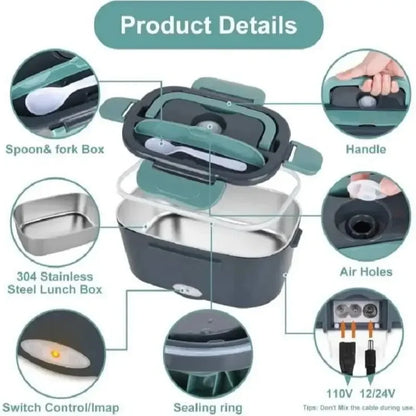 1.5 Liters, 60 Watts, Electric Lunch Box