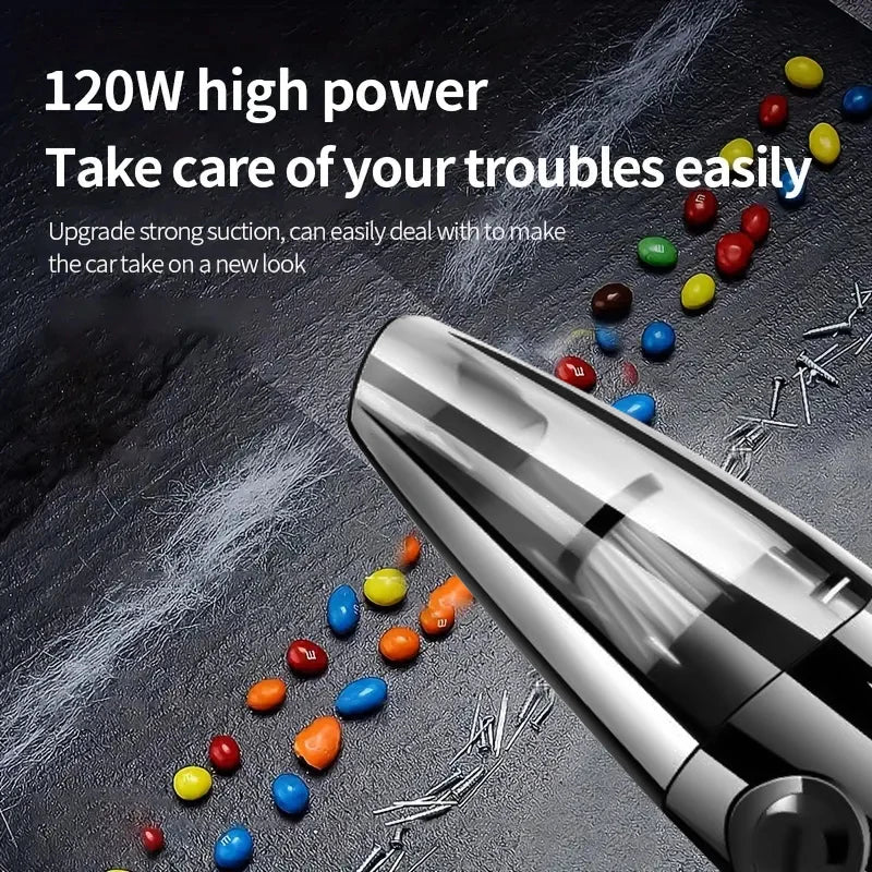 Portable wireless vacuum cleaner