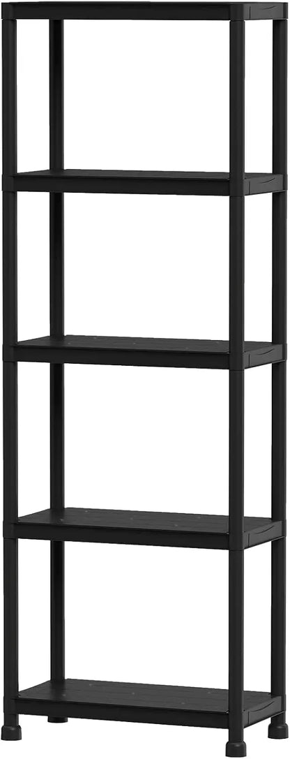 3/4/5-Tier Heavy-Duty Plastic Storage Shelves