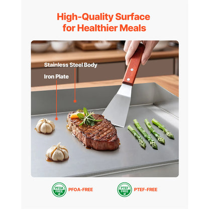 Commercial Electric Griddle 50-300°C