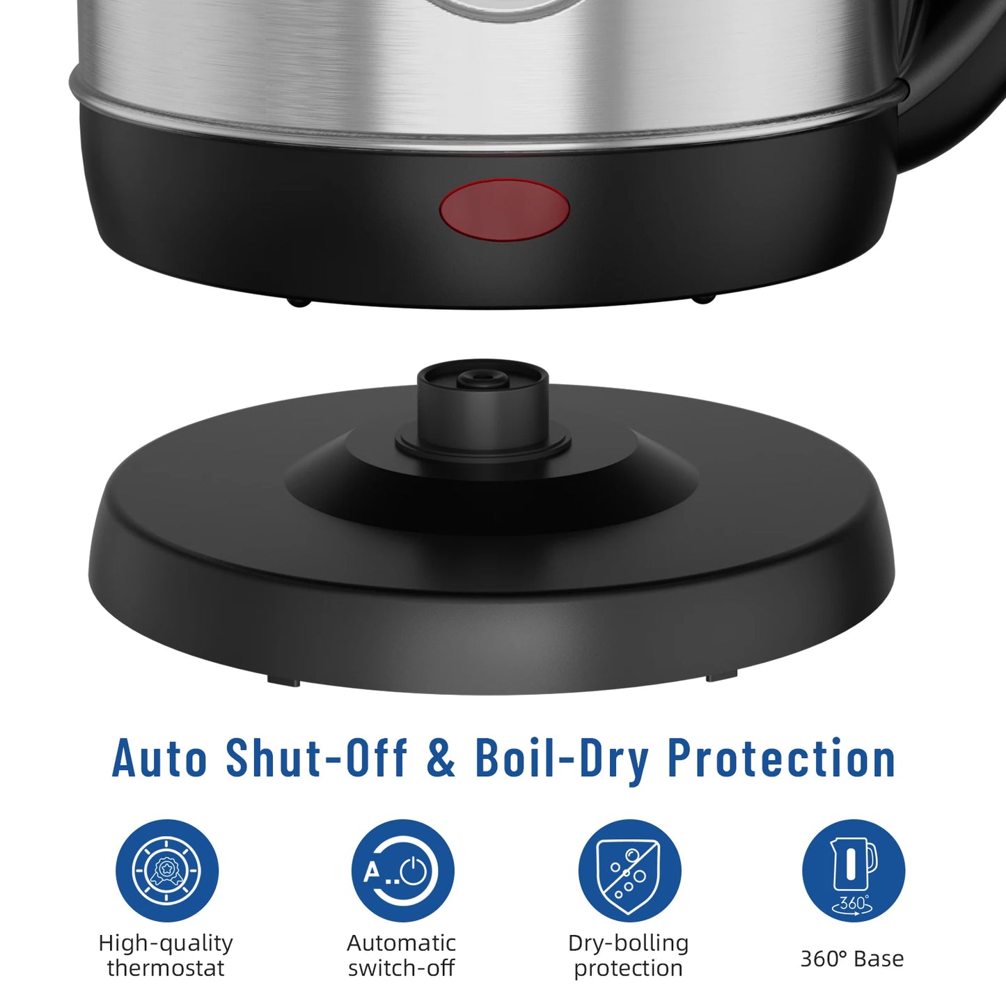 1.8L Stainless Steel Electric Kettle
