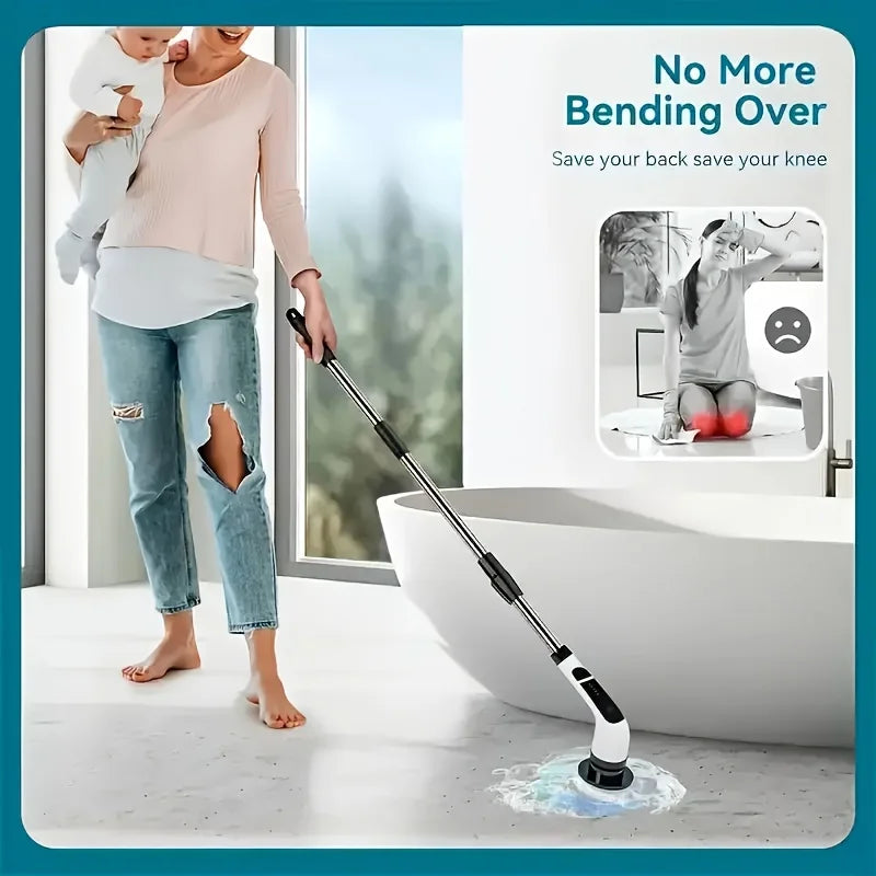 Electric Spin Scrubber – Cordless Shower Cleaner