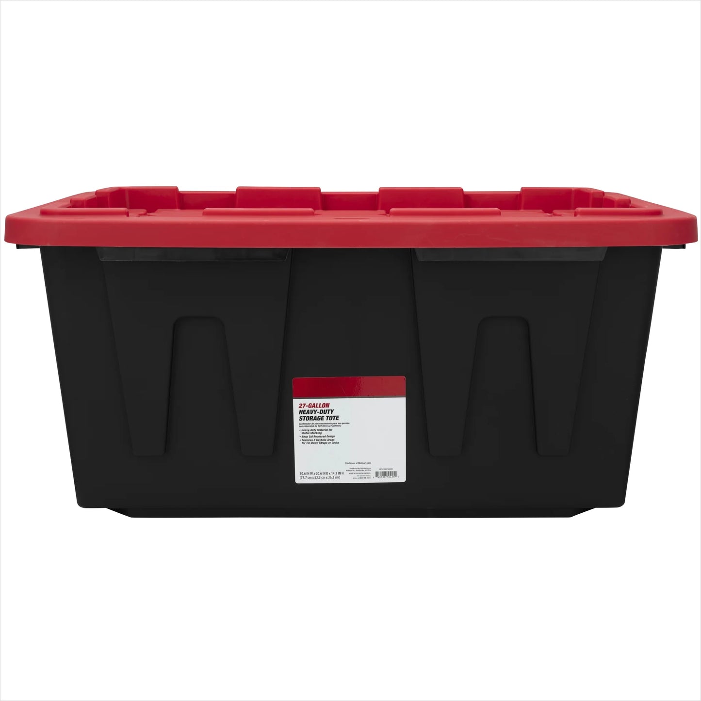 (Pack of 4) 27 Gallon Large Storage Bin with Lid