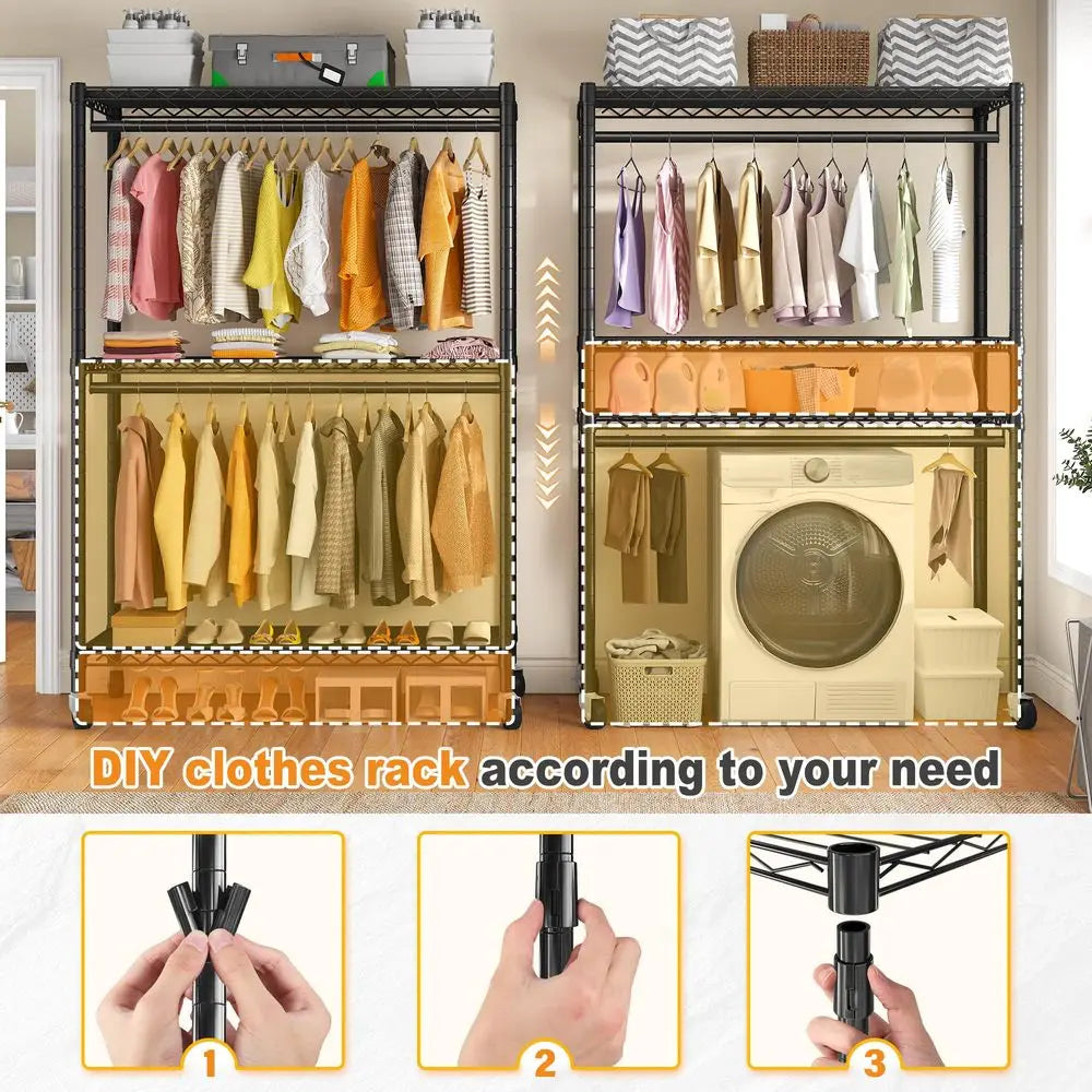Clothes Rack with Cover