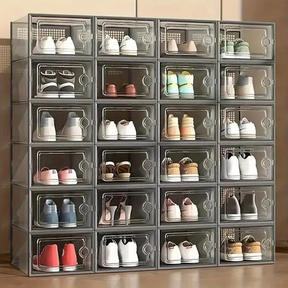Large Stackable Plastic Shoe Storage