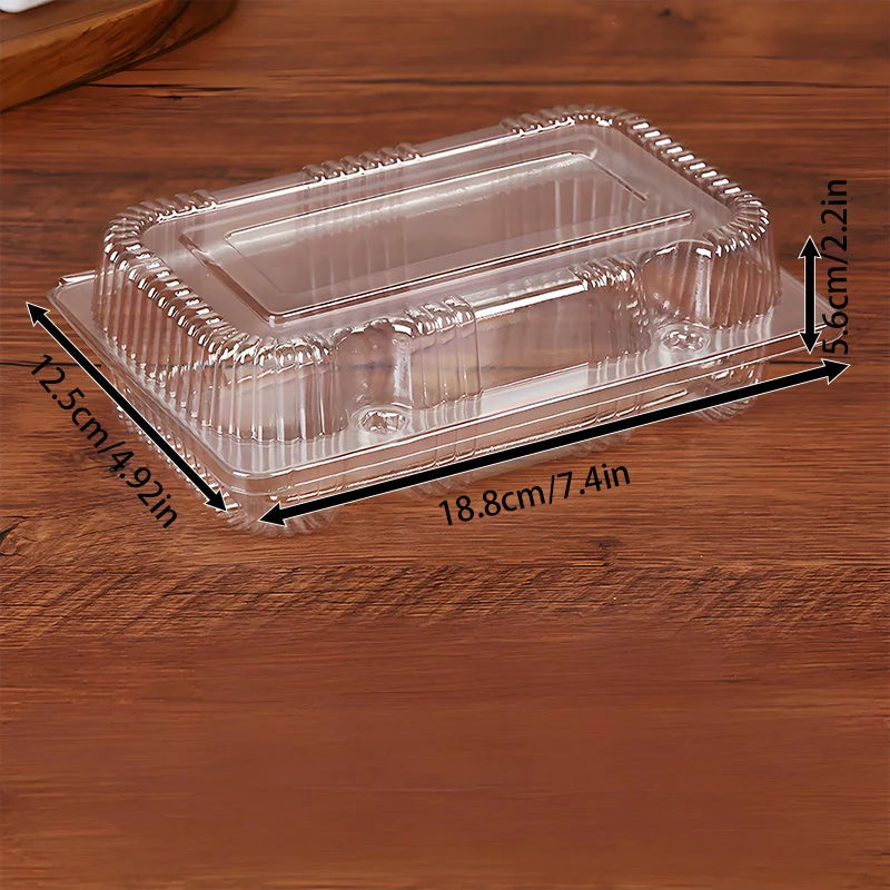 Transparent Plastic Packaging Boxes 50PCS