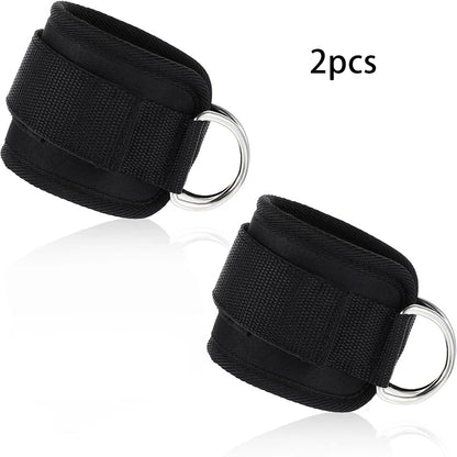 Ankle Cuffs - Leg Workout Straps for Glute & Thigh Training