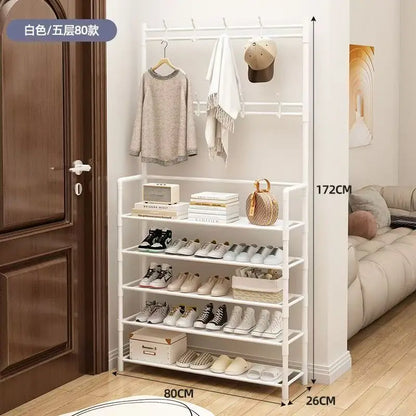 Hat and shoe rack
