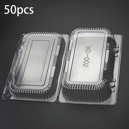 Food Grade Clear Disposable Boxes 50