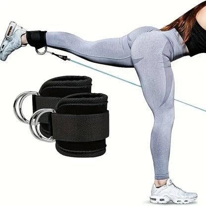 Ankle Cuffs - Leg Workout Straps for Glute & Thigh Training