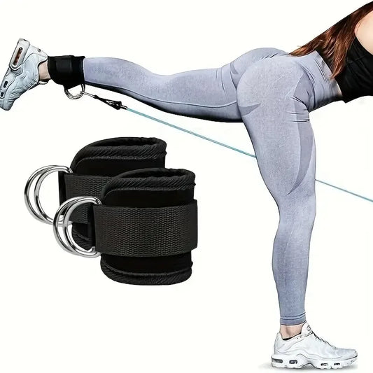 Ankle Cuffs - Leg Workout Straps for Glute & Thigh Training