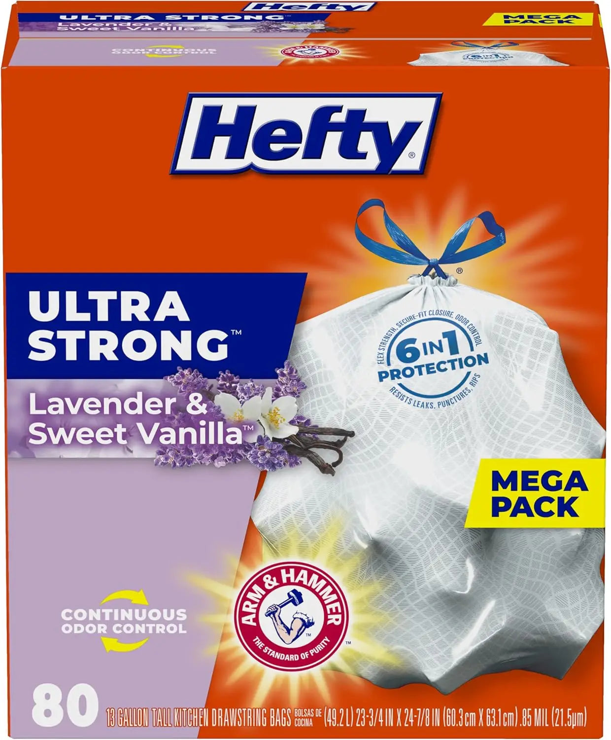 13 Gallon Tall Kitchen Trash Bags