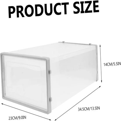 Large Stackable Plastic Shoe Storage