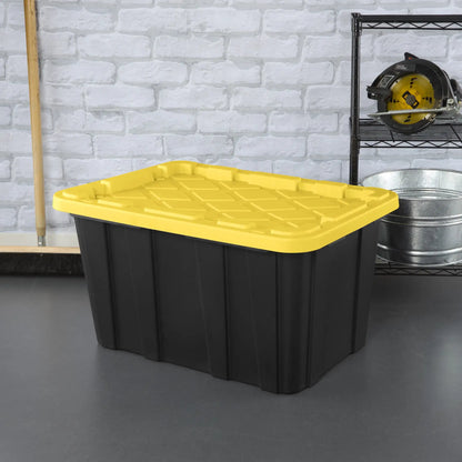 27 Gallon  Plastic Storage Tot 6 Pack