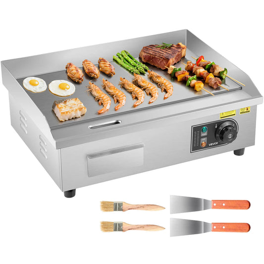Commercial Electric Griddle 50-300°C