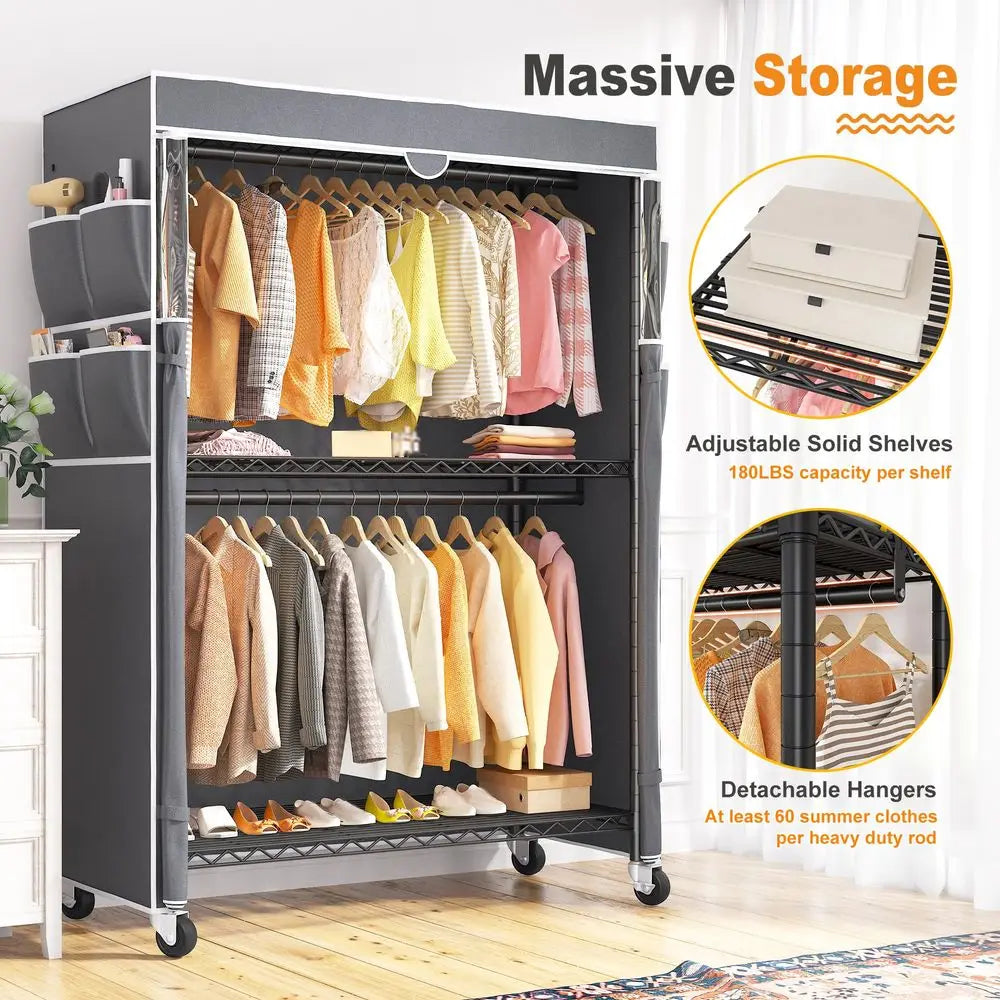 Clothes Rack with Cover