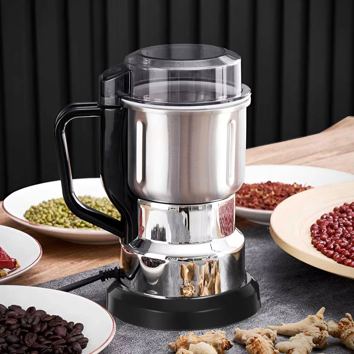 Electric Coffee Bean Grinding Tool Stainless Steel