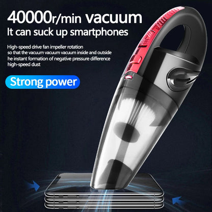 Portable wireless vacuum cleaner