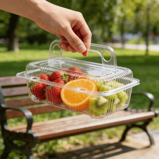 Transparent Plastic Packaging Boxes 50PCS
